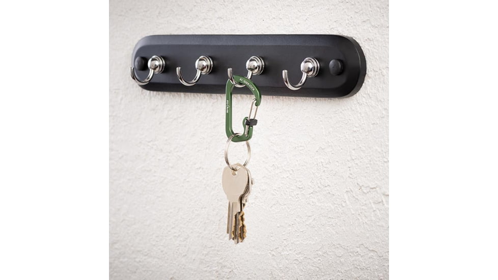 Nite Ize SlideLock Carabiner Aluminum, Olive, #2, CSLA2-08-R6