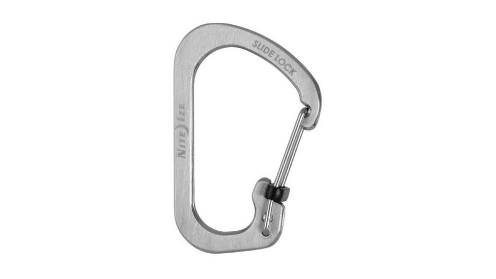 Nite Ize Small SlideLock Carabiner, Stainless CSL3-11-R6
