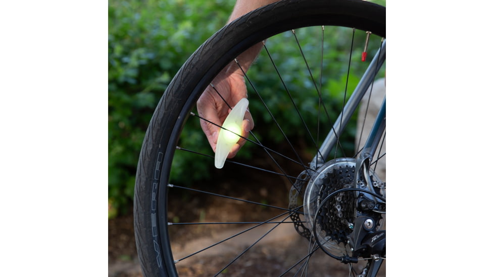 Nite Ize SpokeLit Rechargeable Wheel Light, Disc-O Tech, SKL2SR-07S-R6