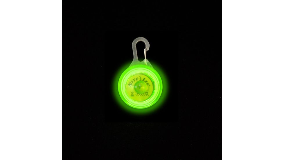 Nite Ize SpotLit LED Clip On Safety Light Lime Plastic/White SLG17-06-02