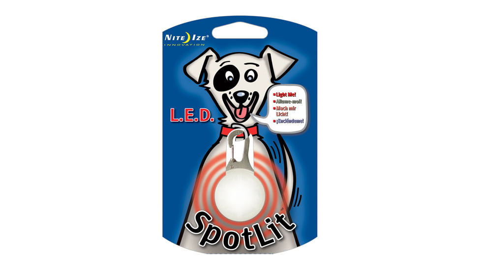 Nite Ize SpotLit LED Clip On Safety Light, Red NSL-03-10 