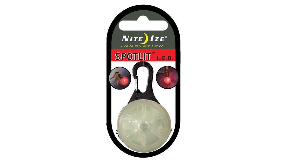 Nite Ize SpotLit LED Clip On Safety Light Red SLG-03-10