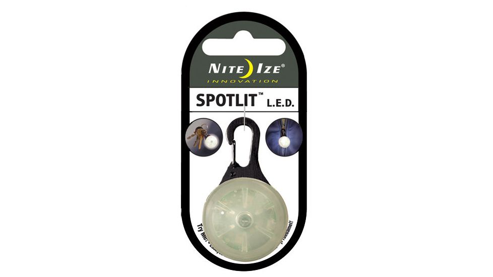 Nite Ize SpotLit LED Clip On Safety Light White SLG-03-02