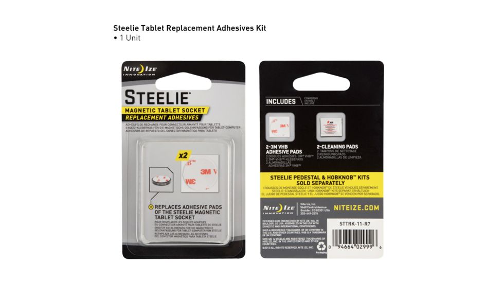 Nite Ize Steelie Magnetic Tablet Socket Adhesive STTRK-11-R7