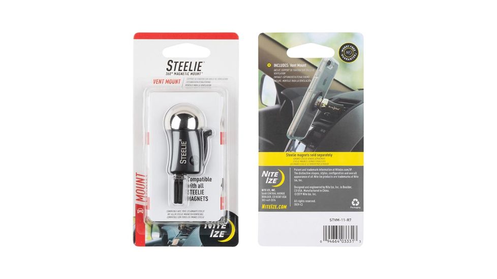 Nite Ize Steelie Replacement Adhesive Kit for Dash Mount and Phone Socket, Universal STUAR-01-R8