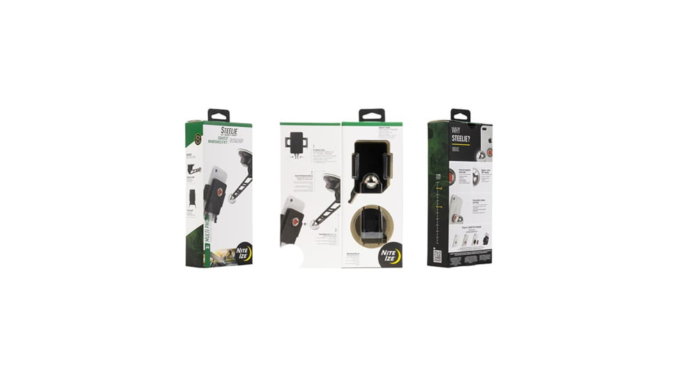 Nite Ize Steelie Squeeze Windshield Kit, STSWK-01-R8