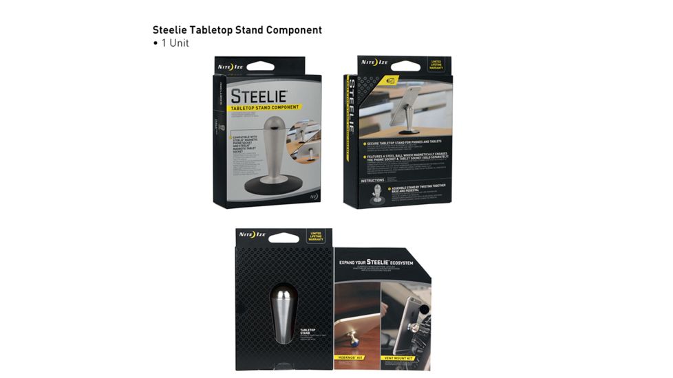 Nite Ize The Steelie Windshield Mount - Component, STWS-01-R8