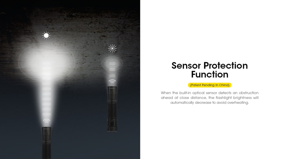 Nitecore EDC35 USB-C 5000 Lumens Rechargeable EDC Flashlight, Black, 6952506408139