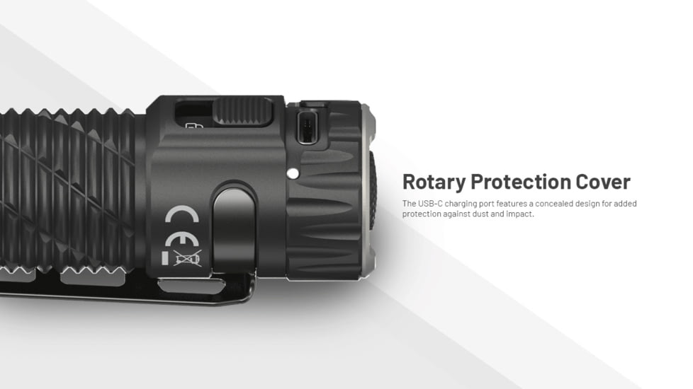 Nitecore EDC35 USB-C 5000 Lumens Rechargeable EDC Flashlight, Black, 6952506408139