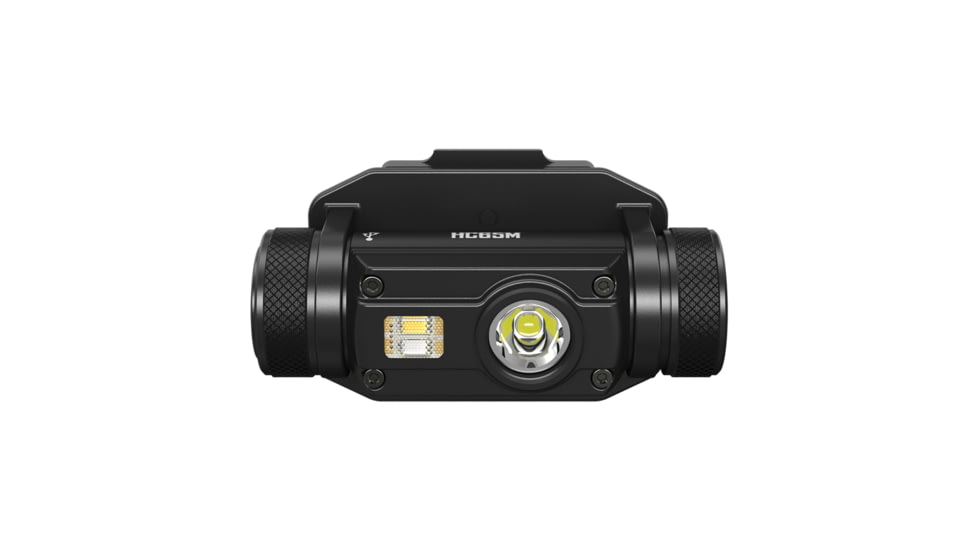 Nitecore HC65M NVG Mountable Rechargeable Headlamp with Red Light, Black, 6952506405763