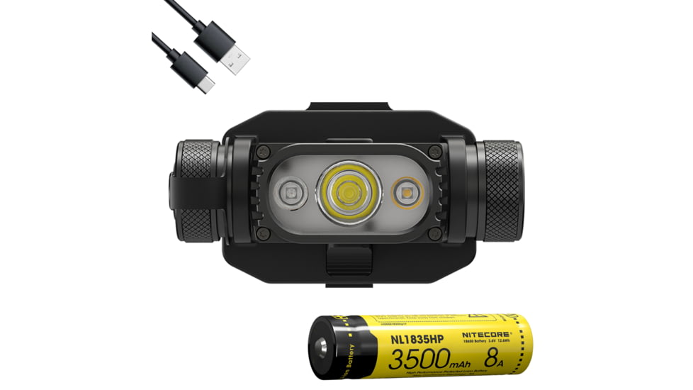 Nitecore HC65M v2 NVG w/Red Light Headlamp, Black, FL-NITE-HC65MV2