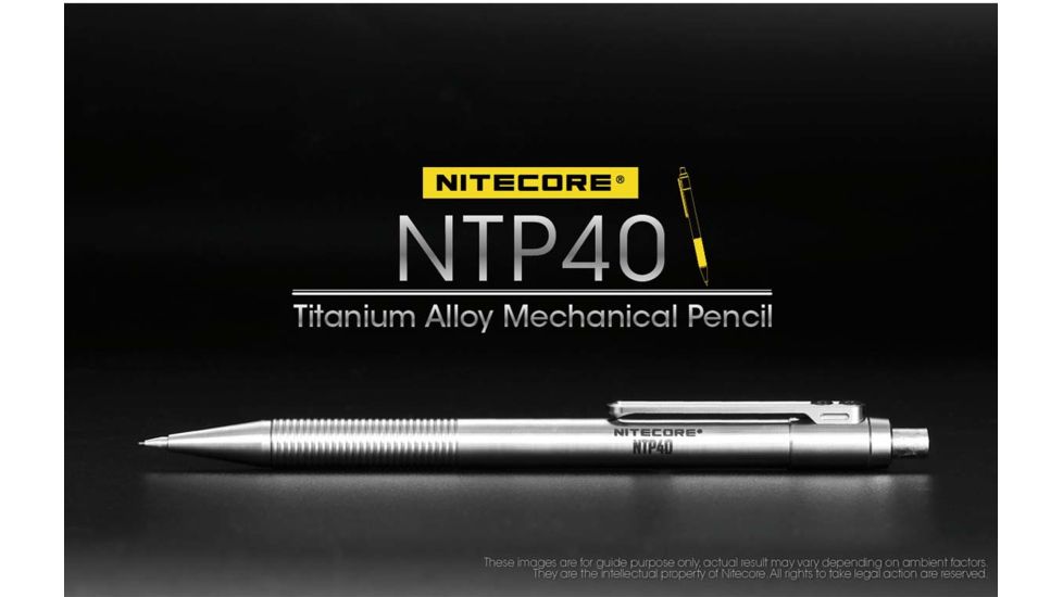 Nitecore Mechanical Pencil, Silver, NTP40