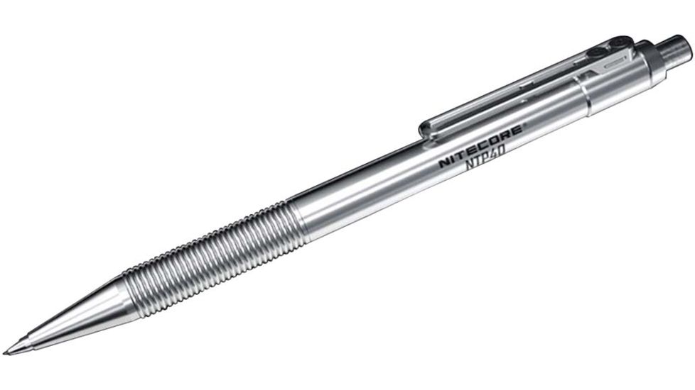 Nitecore NTP40 Titanium Alloy Mechanical Pencil, Silver, 6952506492947