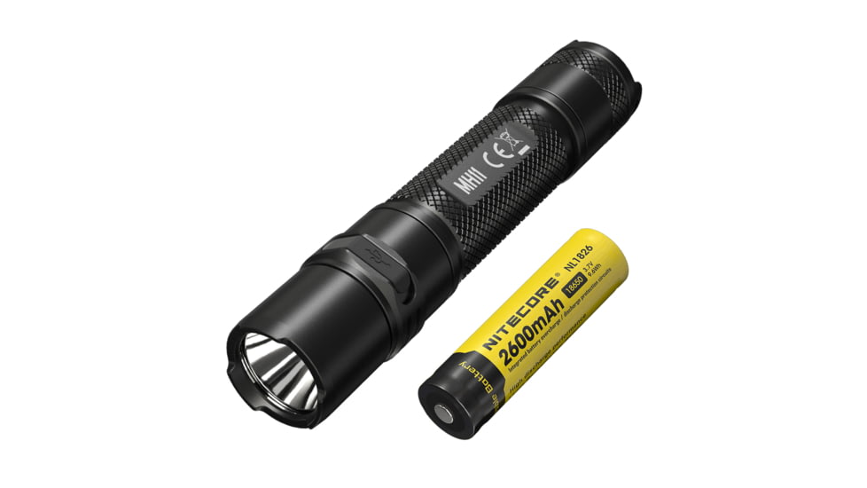 Nitecore MH11 1000 Lumen USB-C Rechargeable Flashlight, Black, 6952506406630