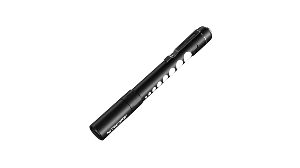 Nitecore MT06MD 180 Lumen Nichia 219B 2xAAA LED Penlight, Pupil Gauge, Black, 6952506404582