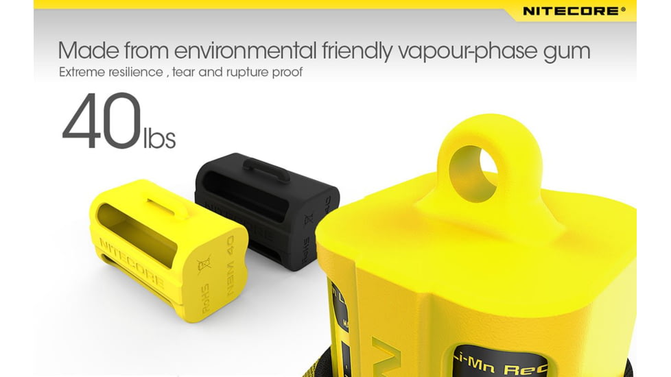 Nitecore NBM40 Battery Magazine, Holds 4x 18650 Batteries, Black, 6925206491841