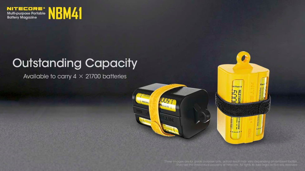 Nitecore NBM41 Battery Magazine, Black, 6952506495160