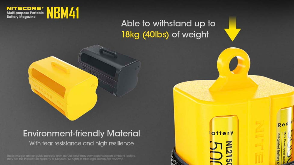 Nitecore NBM41 Battery Magazine, Black, 6952506495160