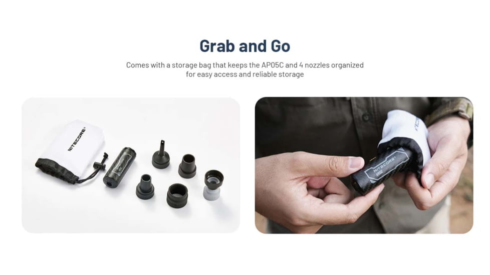 Nitecore AP05C Ultra Lightweight Air Pump