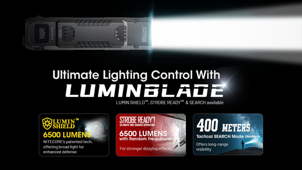 Nitecore EDC29 6500 Lumen 2500 Li-Ion USB-C Rechargeable LED Flat EDC Flashlight