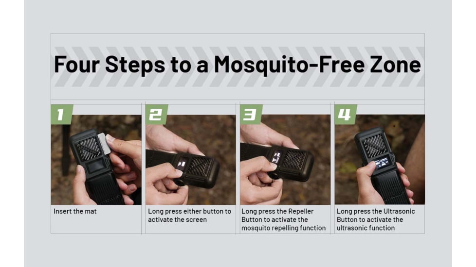 Nitecore EMR25 Multipurpose Ultrasonic Mosquito Repeller