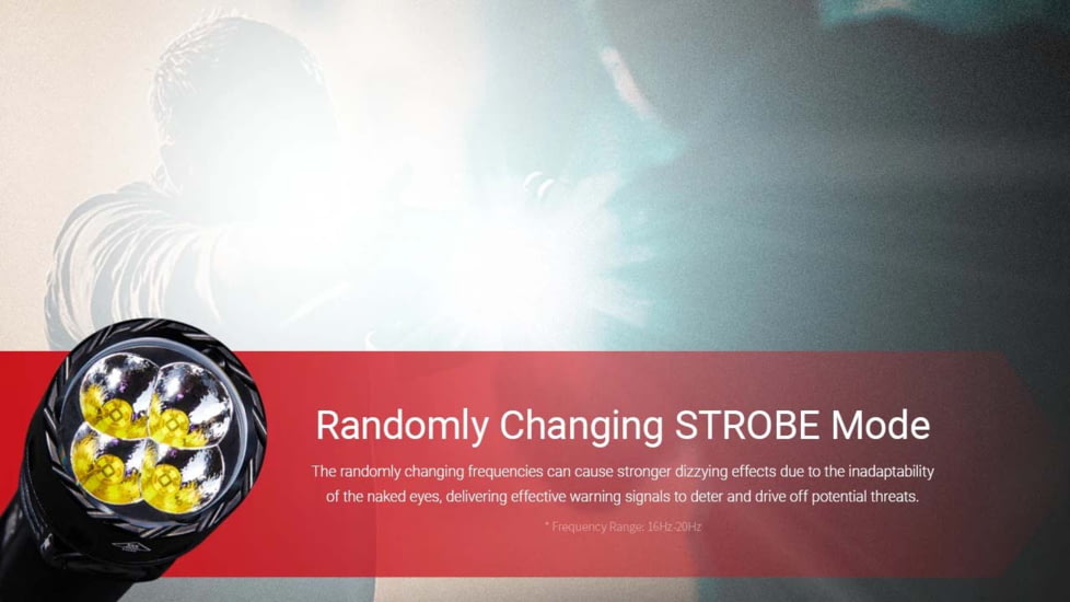 Nitecore EX7 USB-C Rechargeable 6000 Lumens LED Flashlight