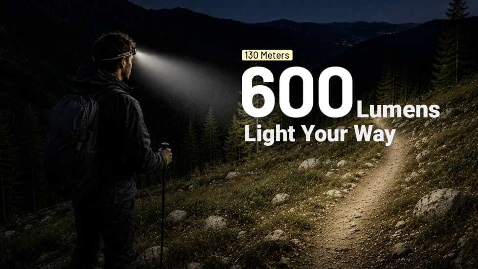 Nitecore HA19 600 Lumen MCT Multipurpose RGB AA Headlamp