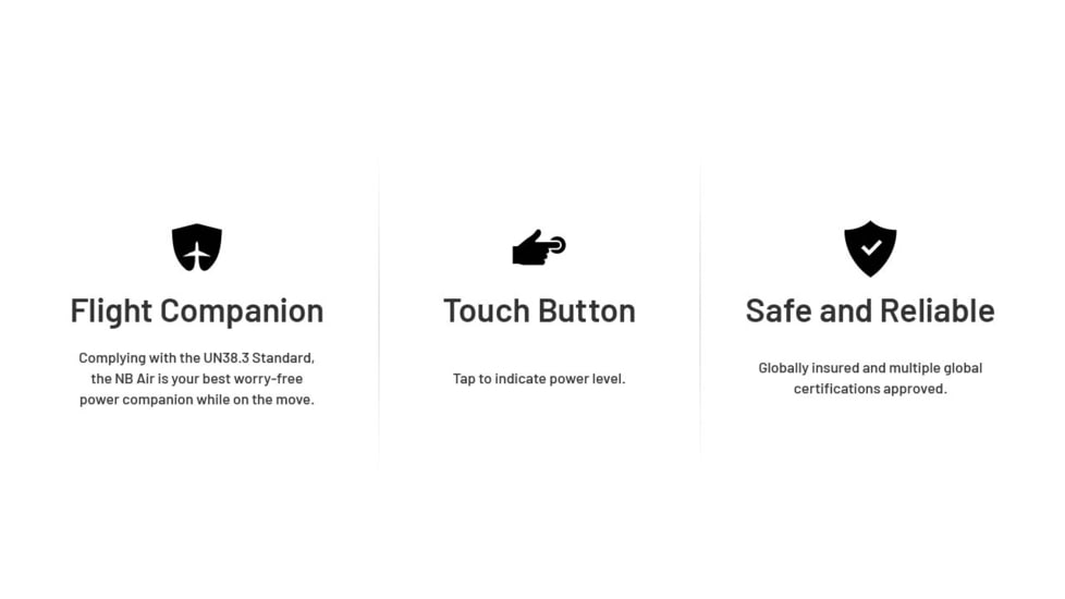 Nitecore NB Air 5000mAh Ultra Lightweight and Slim USB-C Power Bank