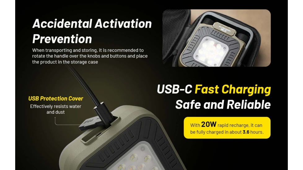 Nitecore NWL30 3-in-1 Outdoor Lantern with Mosquito Repeller and Power Bank Functions