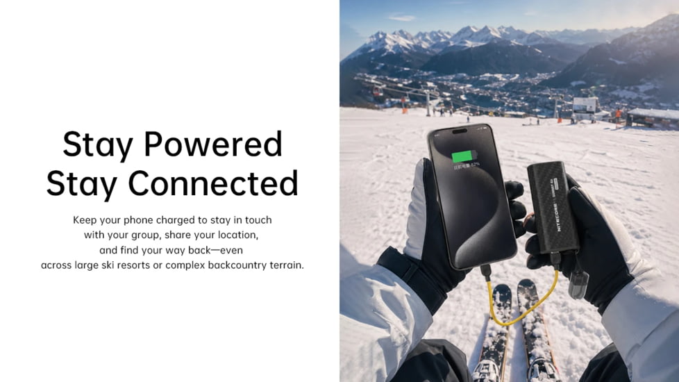 Nitecore Summit Air 8000mAh Extreme Cold-Resistant Ultralight Power Bank