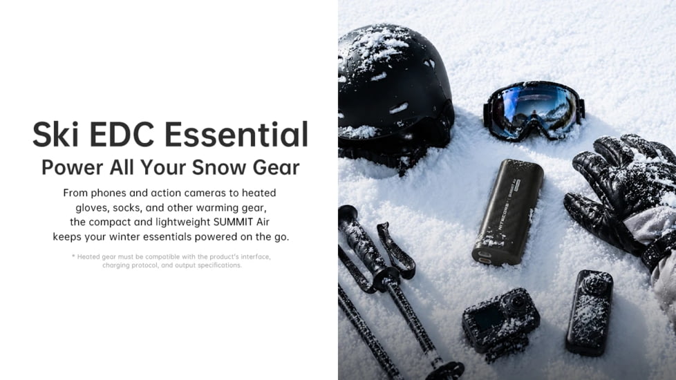 Nitecore Summit Air 8000mAh Extreme Cold-Resistant Ultralight Power Bank