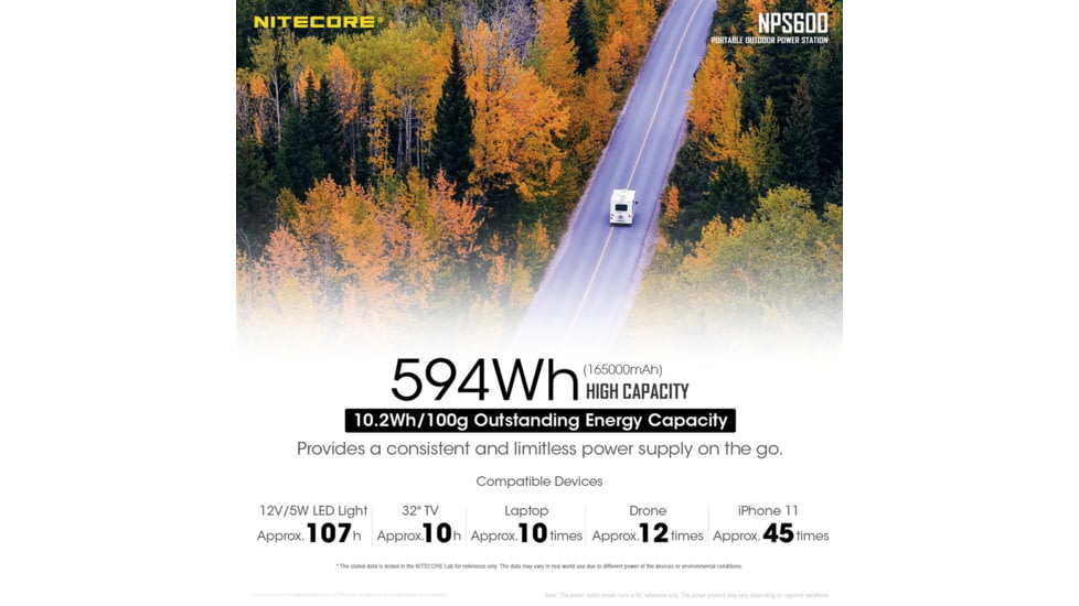 Nitecore NPS600 Power Station, Black, 6952506405800