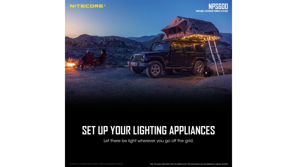 Nitecore NPS600 Power Station, Black, 6952506405800