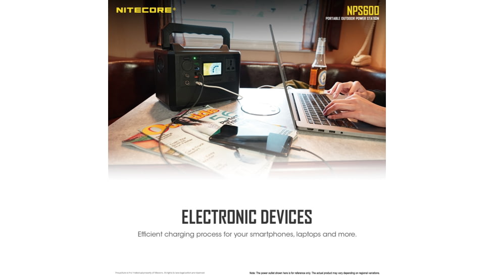 Nitecore NPS600 Power Station, Black, 6952506405800