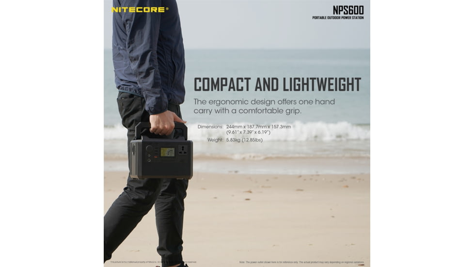 Nitecore NPS600 Power Station, Black, 6952506405800