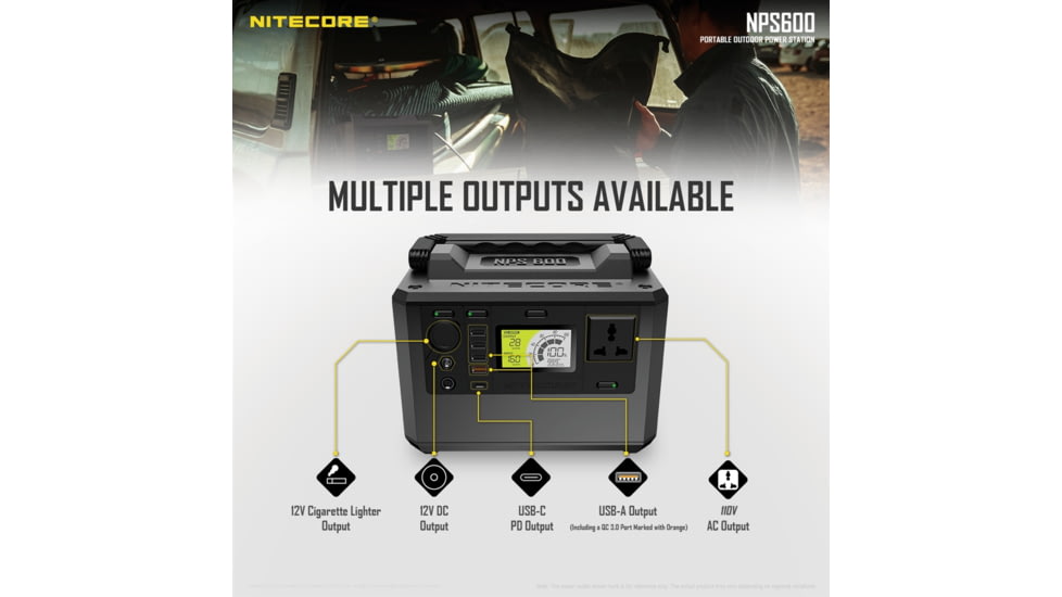 Nitecore NPS600 Power Station, Black, 6952506405800