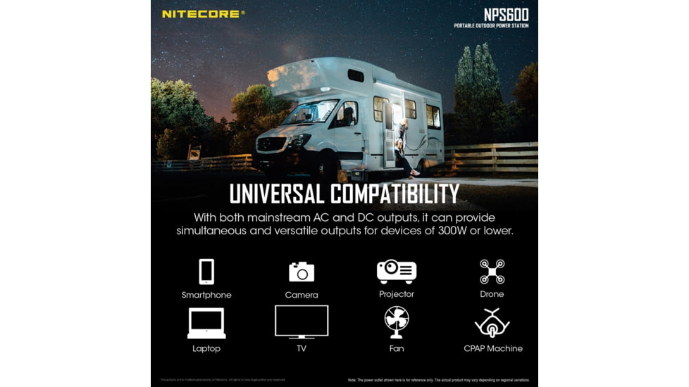 Nitecore NPS600 Power Station, Black, 6952506405800