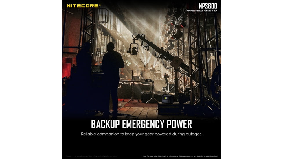 Nitecore NPS600 Power Station, Black, 6952506405800