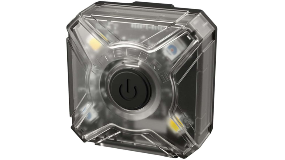 Nitecore NU05 v2 High Performance LED Rechargeable Red White Safety &amp; Signal Light, White/Red, 40 Lumens, Black, 6952506407286