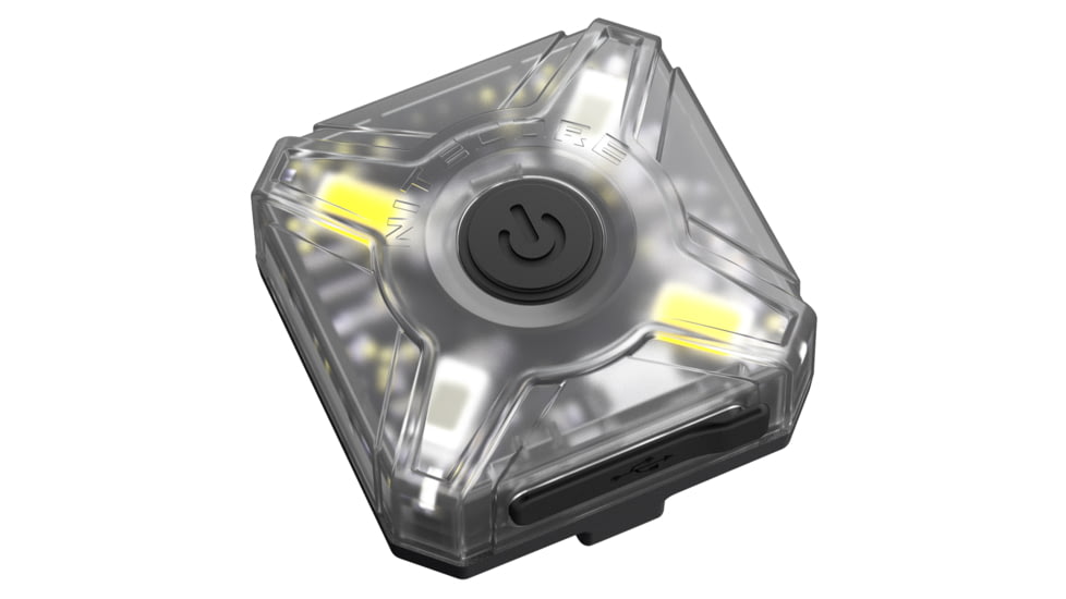 Nitecore NU05 White &amp; Red USB Rechargeable Emergency Signal Light, Black, 6952506403837