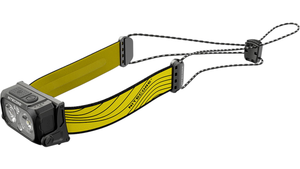 Nitecore NU25 Ultralight Rechargeable Headlamp, 400 Lumens, USB-C, Strap, Black, FL-NITE-NU25-400-BK