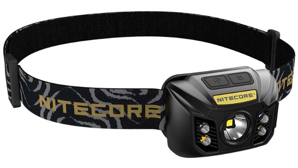 Nitecore NU32 1 x 3.7V Li-ion CREE XP-G3 S3 LED rechargeable Headlamp, 550 Lumens, Black, NU32