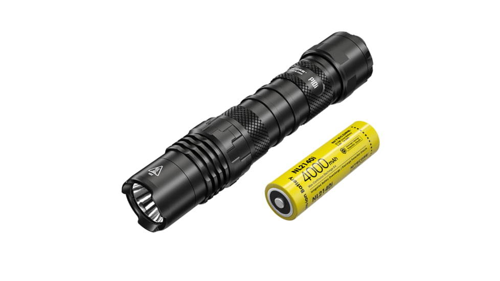 Nitecore P10i 1800 Lumen USB-C Rechargeable Flashlight, Black, 6952506406500