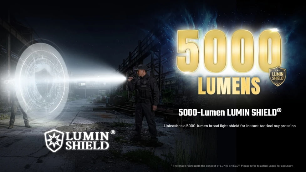 Nitecore P17iX Compact 5000 Lumen 21700 I-Series Rechargeable Li-Ion LED Tactical Flashlight w/ Customizable Controls
