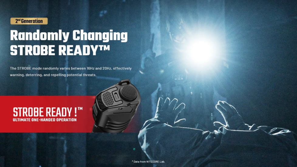 Nitecore P27iX 5000 Lumen 21700 Li-Ion Rechargeable LED Customizable Tactical Flashlight w/ Multi-Beam Modes