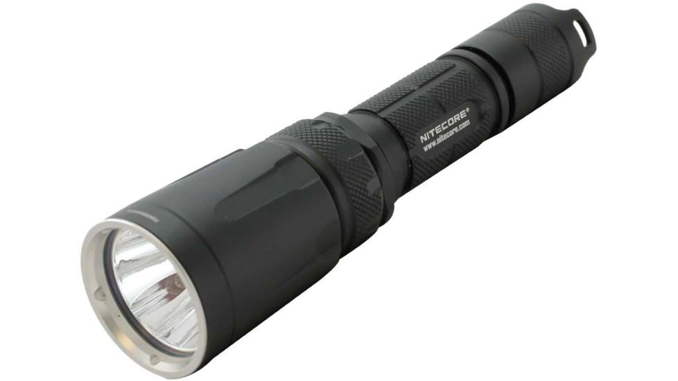 Nitecore SRT7GT 1 x 18650/ 2 x CR123A/ RCR123A/ 16340 CREE XP-L HI V3 LED SmartRing Tactical Flashlight, 1000 Lumens, Black, SRT7GT
