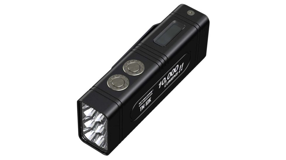 Nitecore TM10K Tiny Monster 1 x Built-In 21700 3.7V Li-ion Battery Pach 6 x CREE XHP35 HD LED Rechargeable Flashlight, 10000 Lumens, Black, TM10K