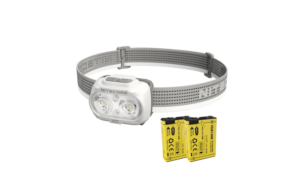 Nitecore UT27 Pro AAA 800 Lumens Rechargeable Running Headlamp, White, 6952506408061