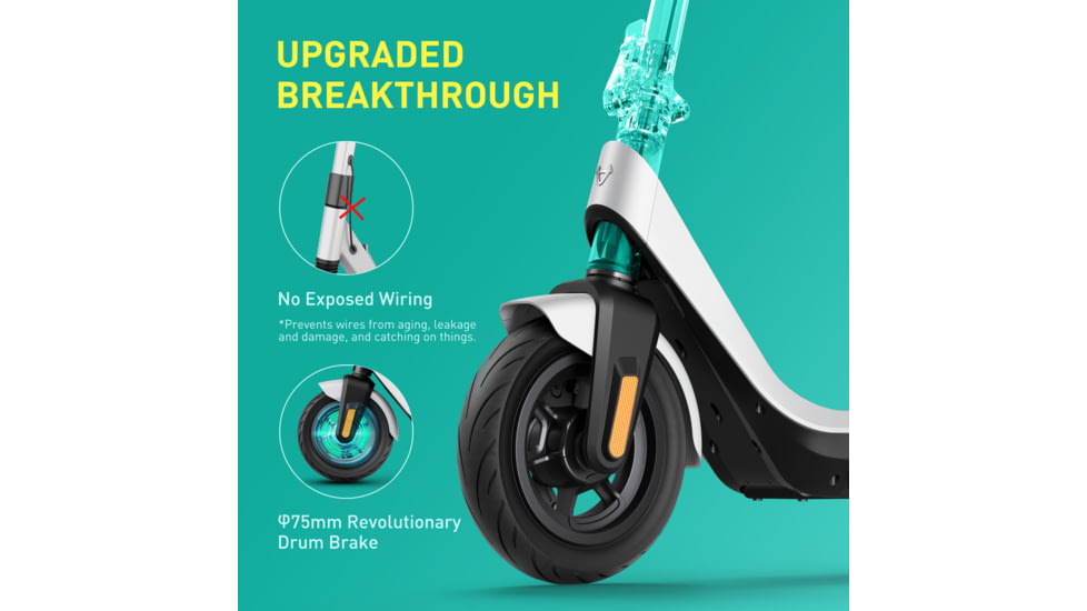 NIU KQi2 Pro Electric Scooter, Grey, Medium, K2P32GG1A11