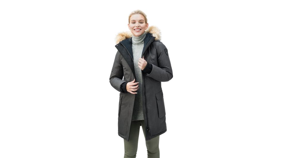 Nobis Abby Parka - Womens, Ch Black, Extra Small, ABBY-SE-Ch Black-XS